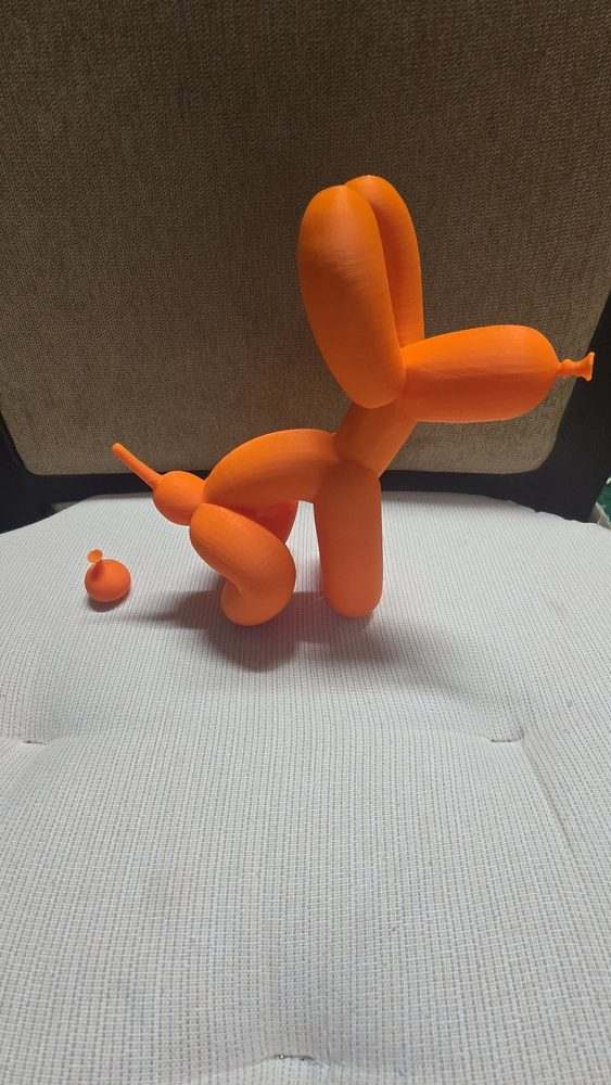 Pooping Balloon Dog, 3D Printed Funny Prank Figure