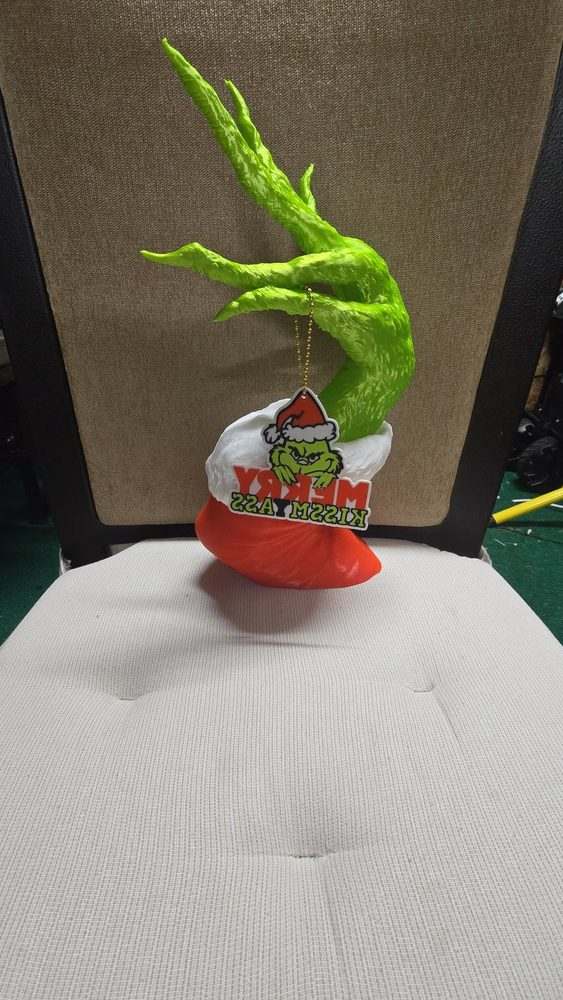 Holiday Green Hand Ornament Holder, 3D Printed Christmas Decor