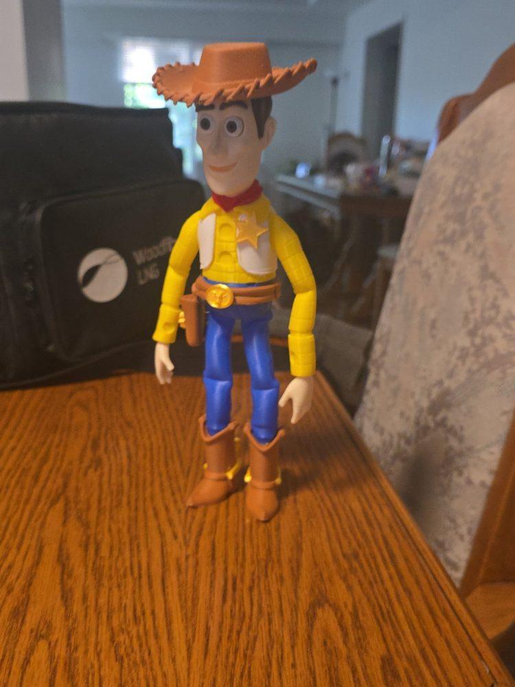 Cowboy Sheriff Figure, 3D Printed Western Toy Statue