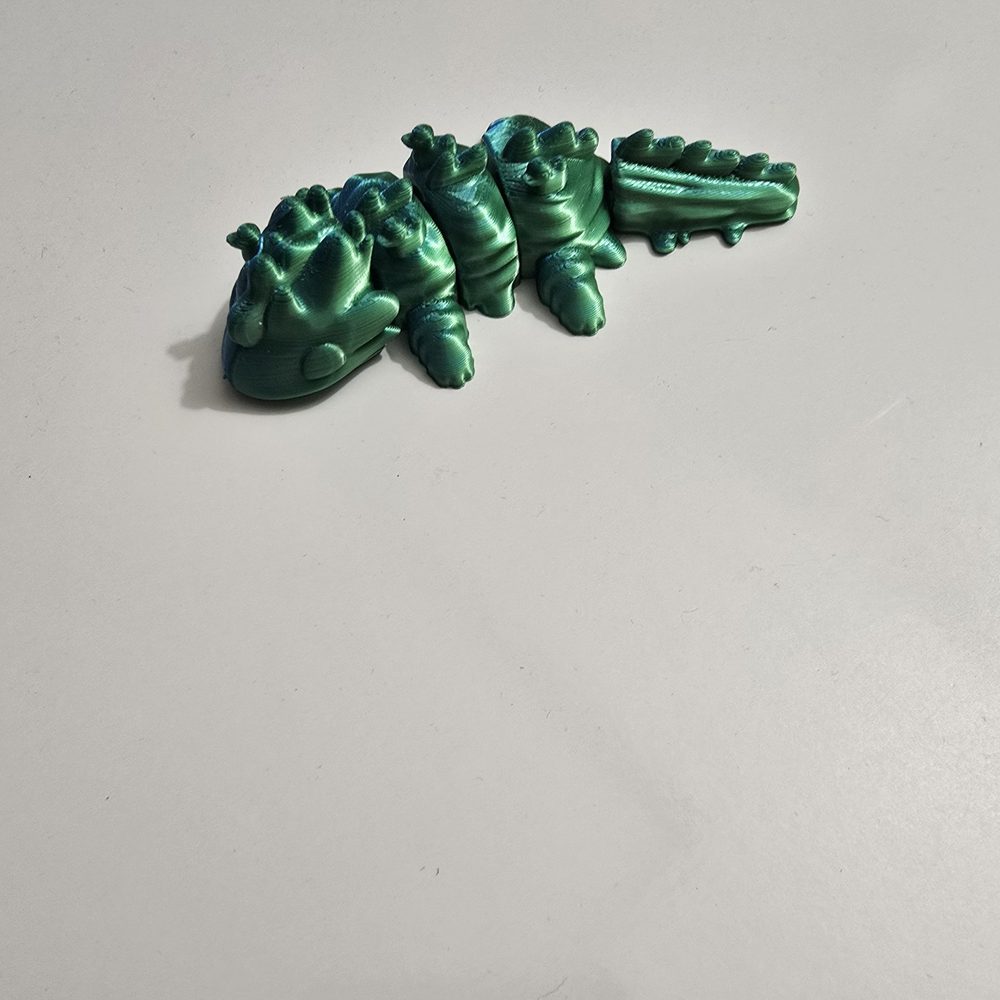 Mini Dino Fidget, 3D Printed Articulated Dinosaur Toy